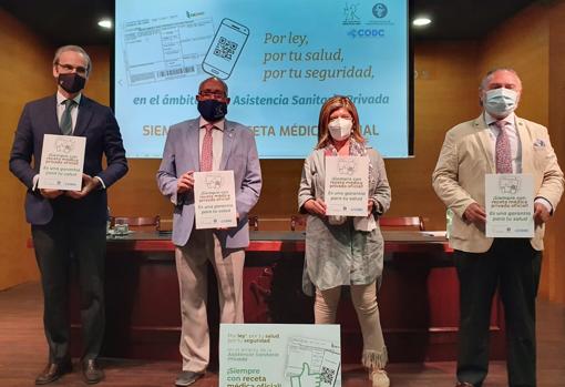 Médicos, farmacéuticos y dentistas de Cádiz  se unen en una campaña por el uso de la receta oficial