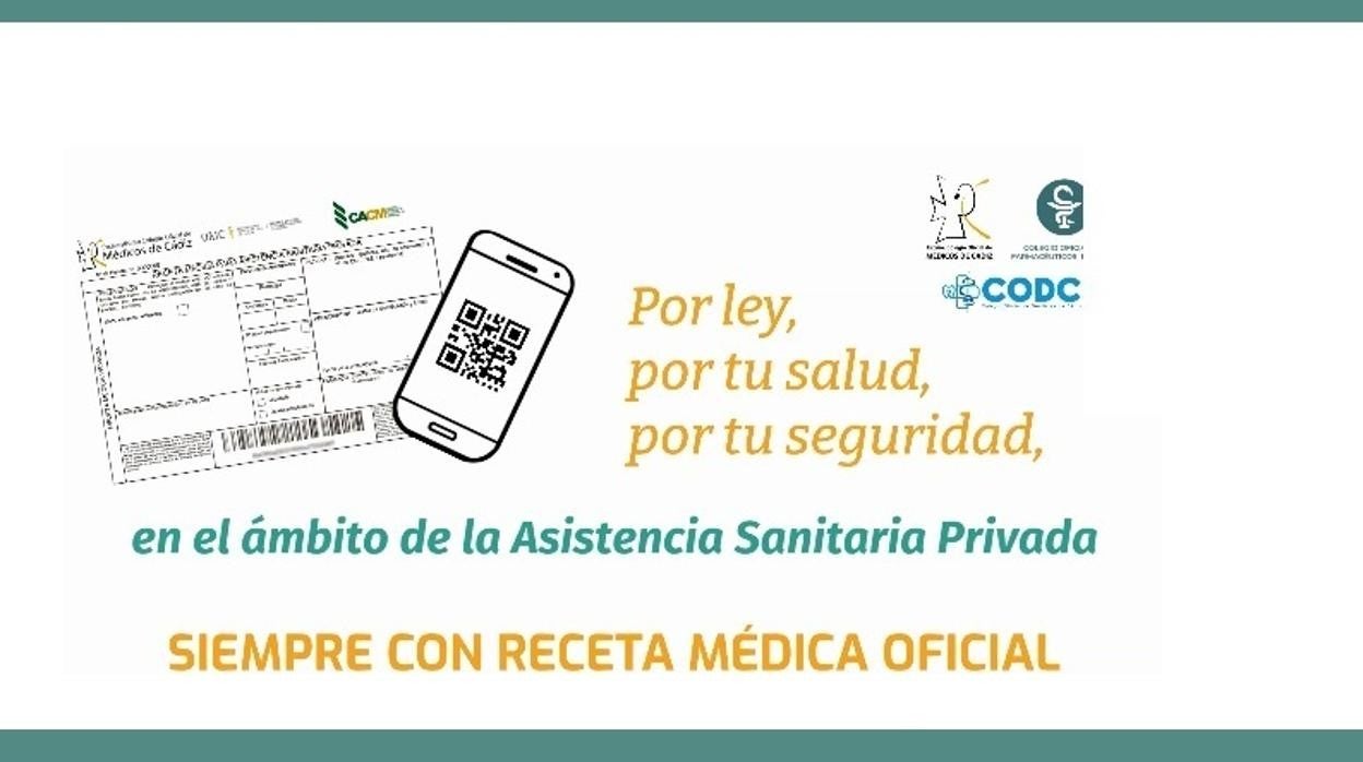 Médicos, farmacéuticos y dentistas de Cádiz  se unen en una campaña por el uso de la receta oficial