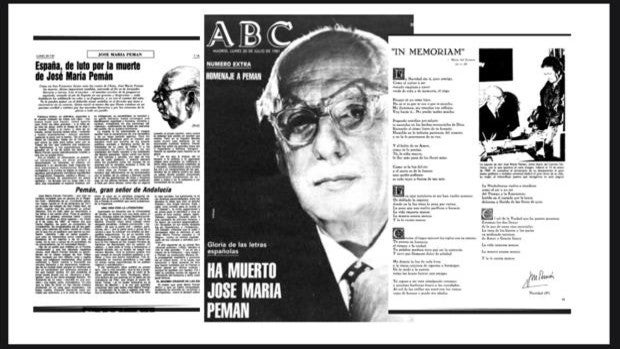 Descárgate la edición especial de 1981 que ABC publicó por la muerte de José María Pemán