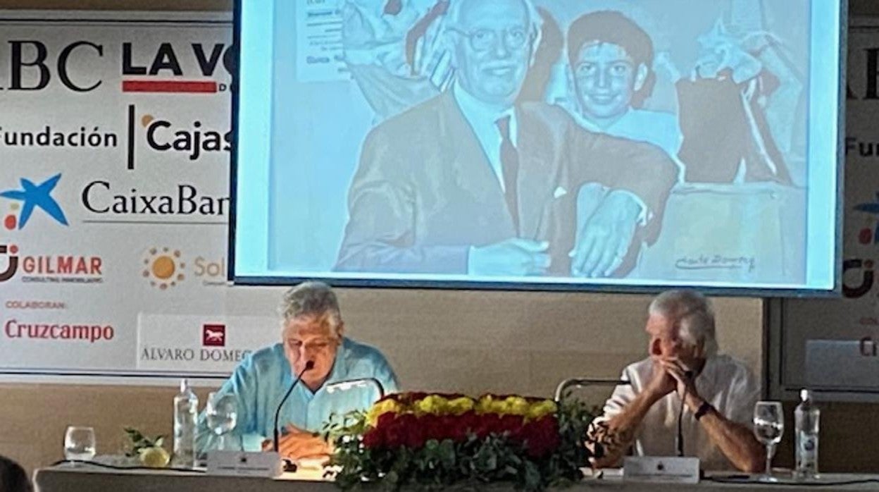 Manuel G. Pemán en el Aula de Cultura de Vista Hermosa, en El Puerto