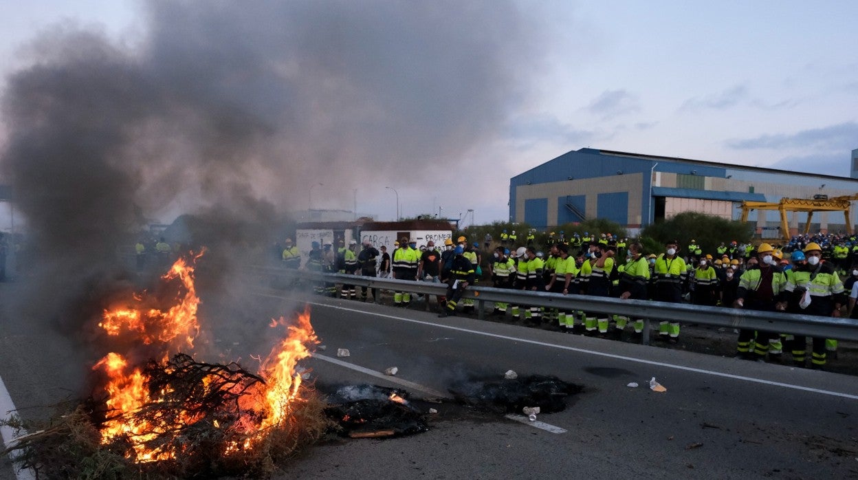 Durante varias semanas, la industria auxiliar se movilizó para visibilizar sus protestas