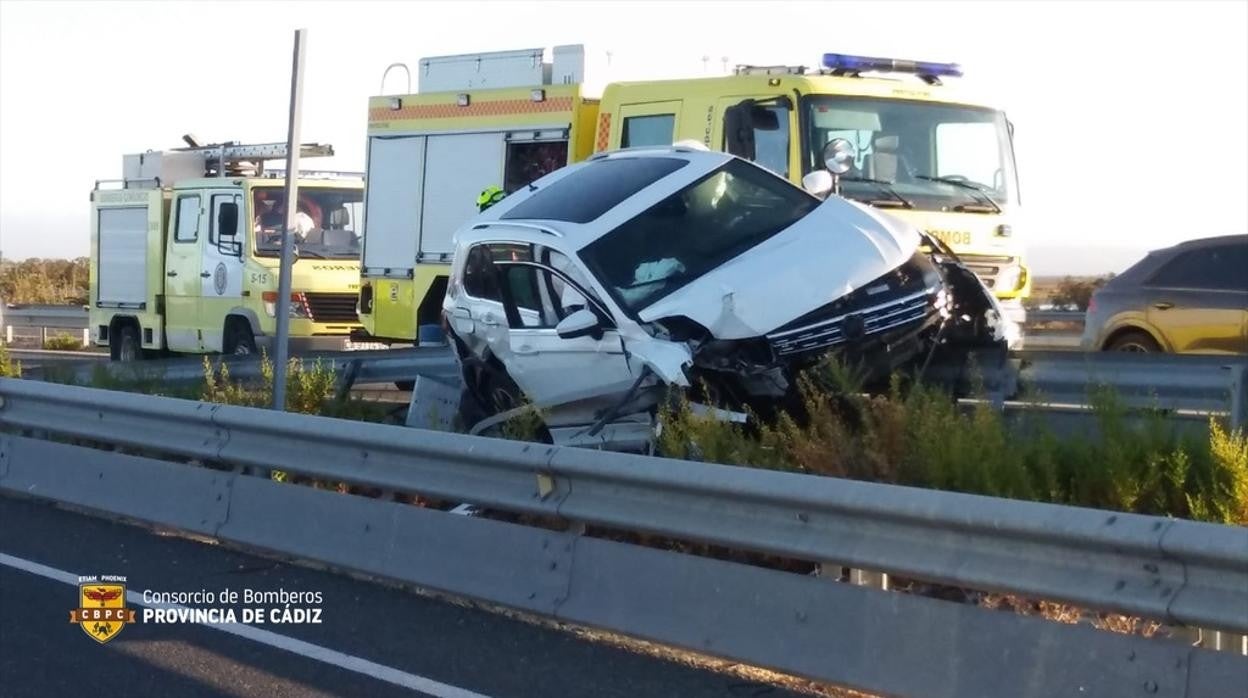 Imagen del accidente.