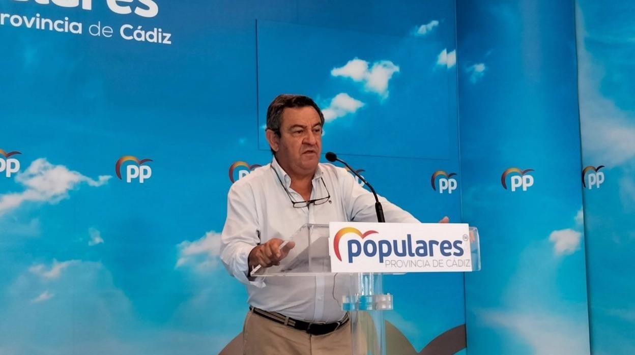 José Loaiza, portavoz del PP en Diputación..