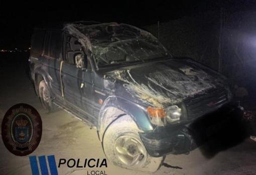 Todoterreno del accidente