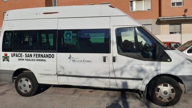 Recuperada la furgoneta robada de UPACE San Fernando