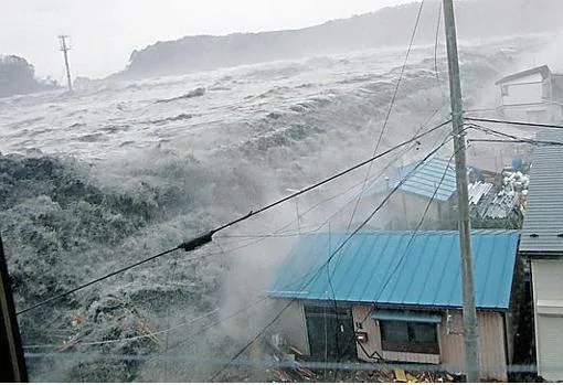Imagen del tsunami de Japón en 2011