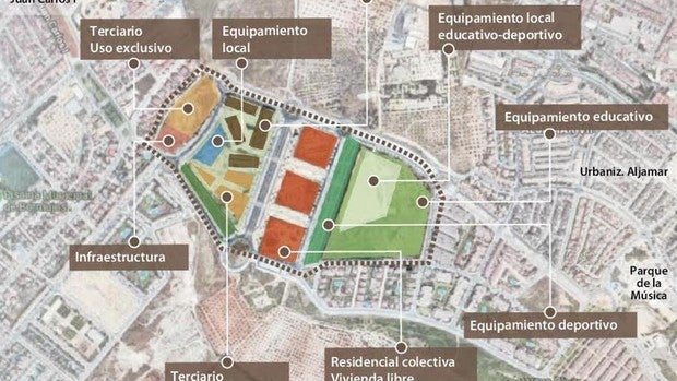 Un nuevo barrio de 500 viviendas y un colegio para el área metropolitana de Sevilla