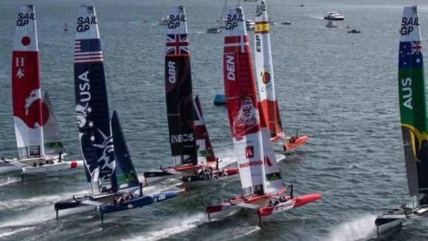 Operativo especial de seguridad y evacuación para el SailGP