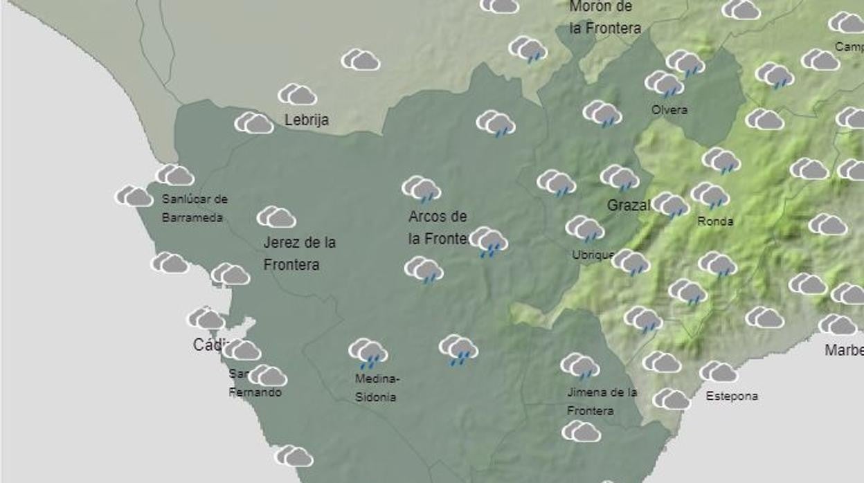 Un halloween pasado por agua en Cádiz: 100% posibilidad de lluvia