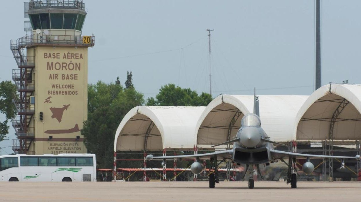 La base aérea de Morón de la Frontera, compartida entre España y Estados Unidos