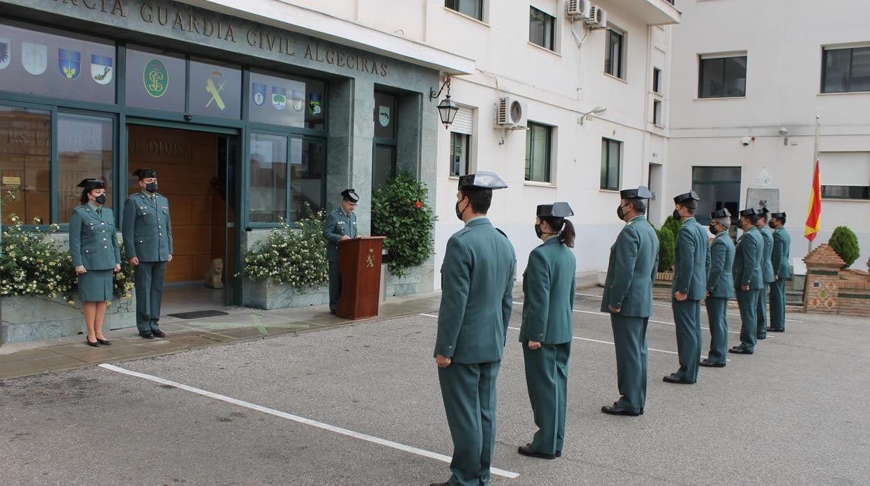 La Comandancia de la Guardia Civil de Algeciras conmemora el Día de los Caídos por la Patria