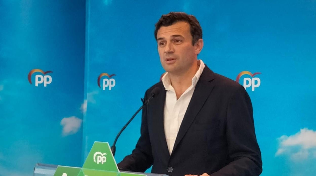 El presidente provincial del PP en Cádiz, Bruno García.