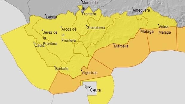 El tiempo en Cádiz: Alerta en toda la provincia por temporal fuerte de levante