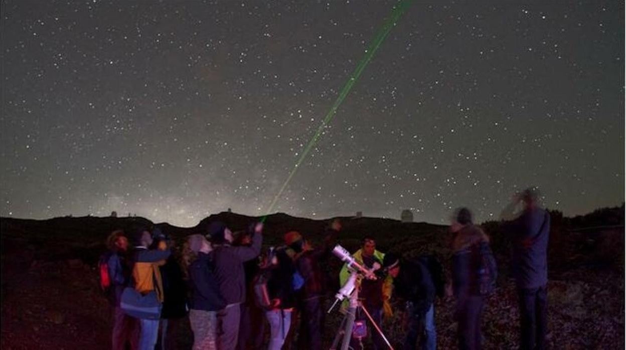 Observación de las estrellas en la Sierra de Cádiz.