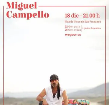 Concierto de Miguel Campello en San Fernando