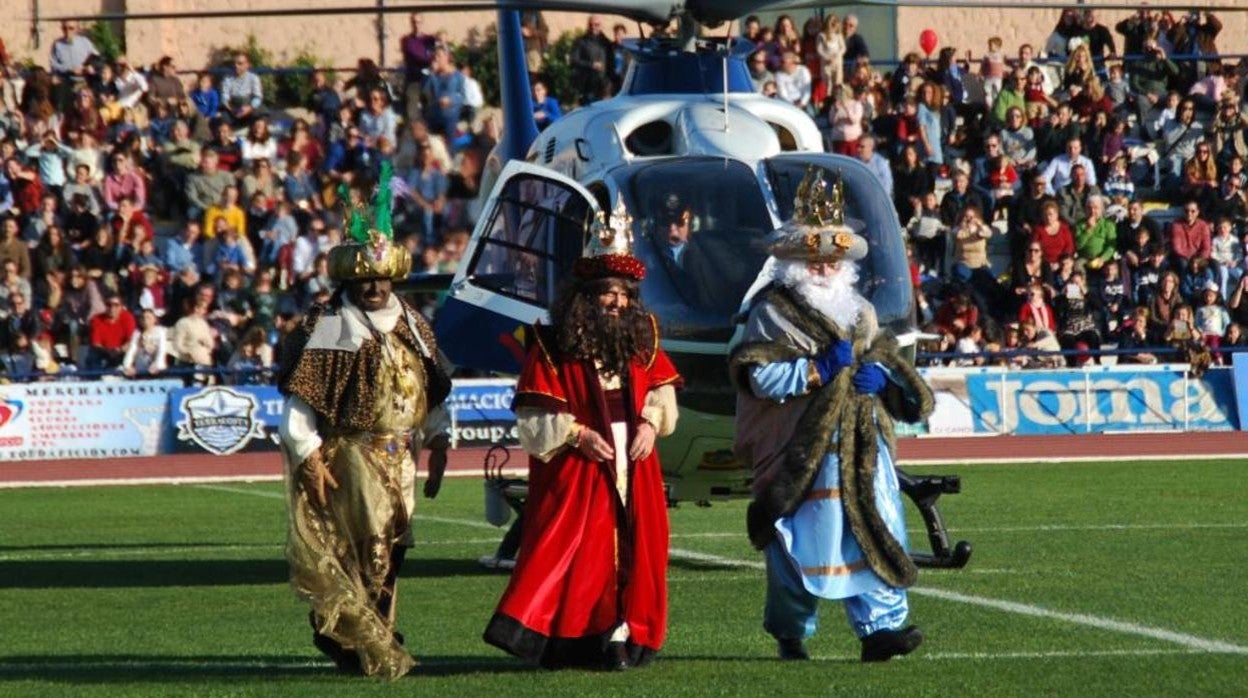 Los Reyes Magos llegarán en helicóptero a San Fernando.