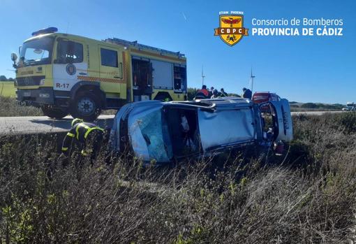 Así quedó el otro coche