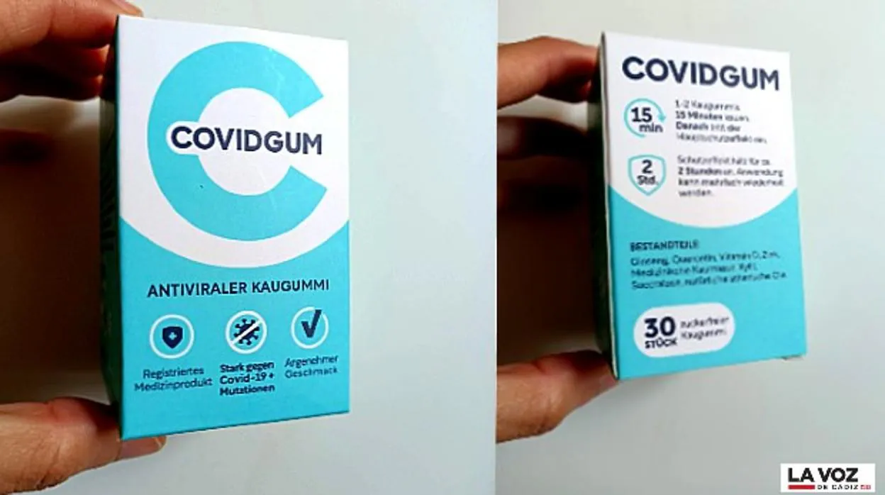 Los chicles contra el coronavirus: COVIDGUM