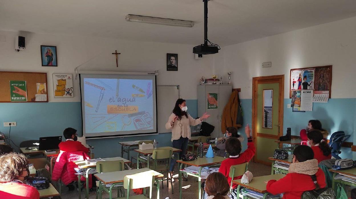 Una de las sesiones celebradas la pasada semana en el colegio Salesianos San Ignacio de Cádiz.