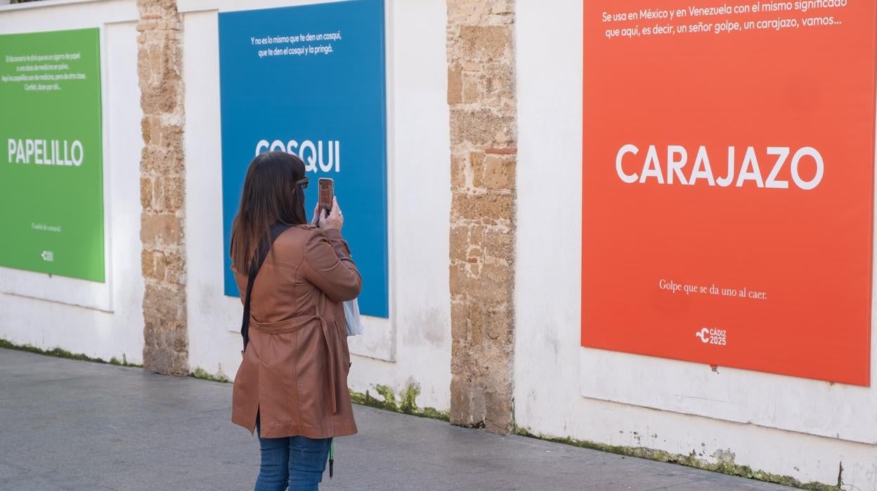 El mercado se llena de murales con la ‘Palabra de Cádiz’