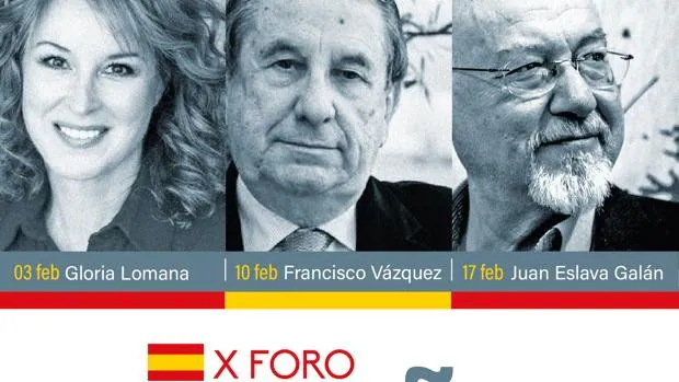 Gloria Lomana, Francisco Vázquez y Eslava Galán, invitados de lujo para debatir en Tomares