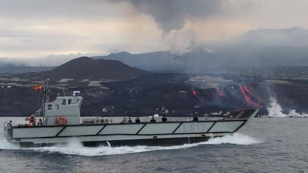 El destacamento de la Armada en La Palma se replegará la próxima semana