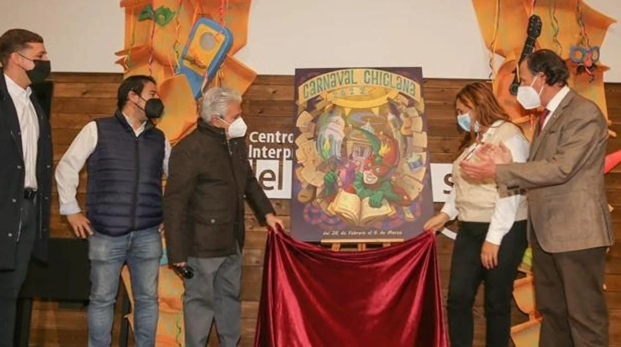 Imagen de la presentación del cartel de Carnaval de Chiclana.