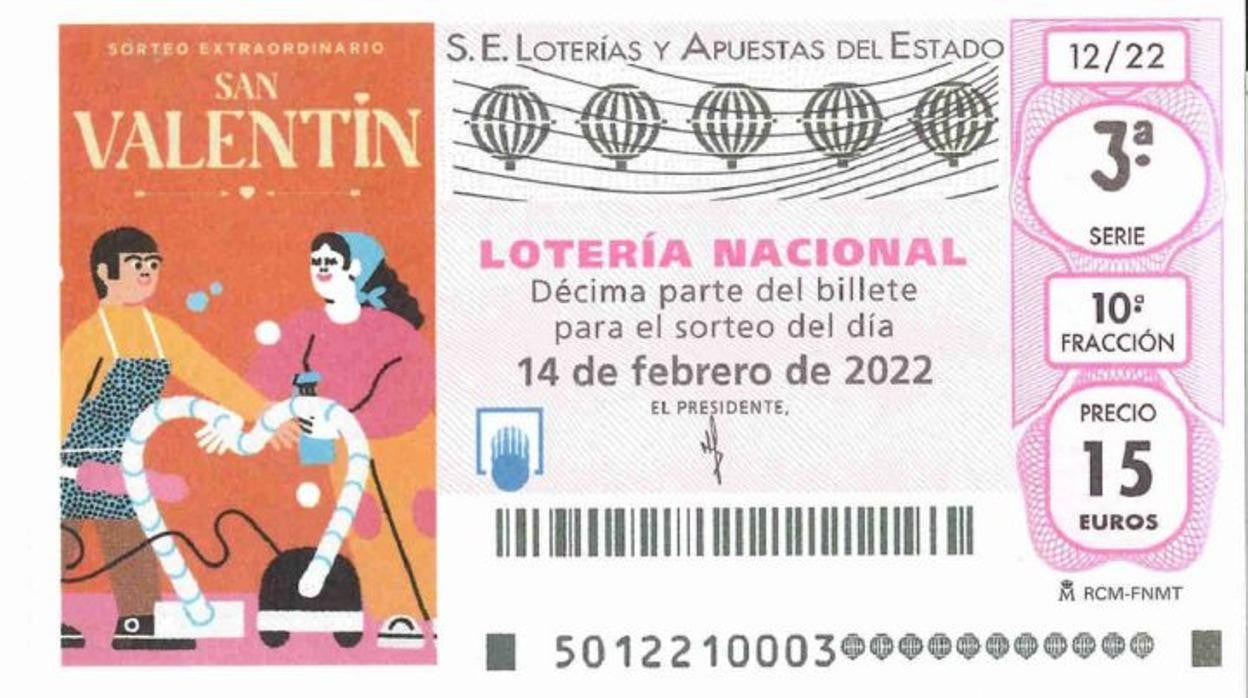 Sorteo Extraordinadio de San Valentín de la Lotería Nacional