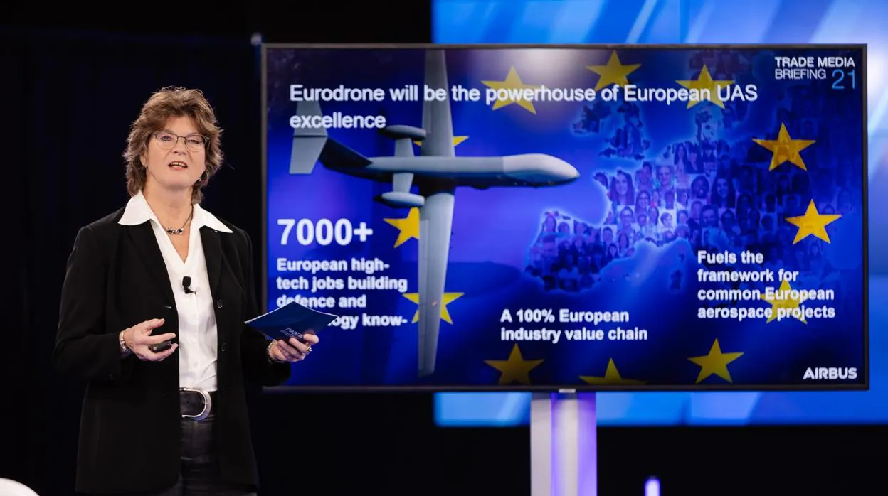 Presentación oficial de la inversión europea en el Eurodrone, el nuevo avión militar sin conductor
