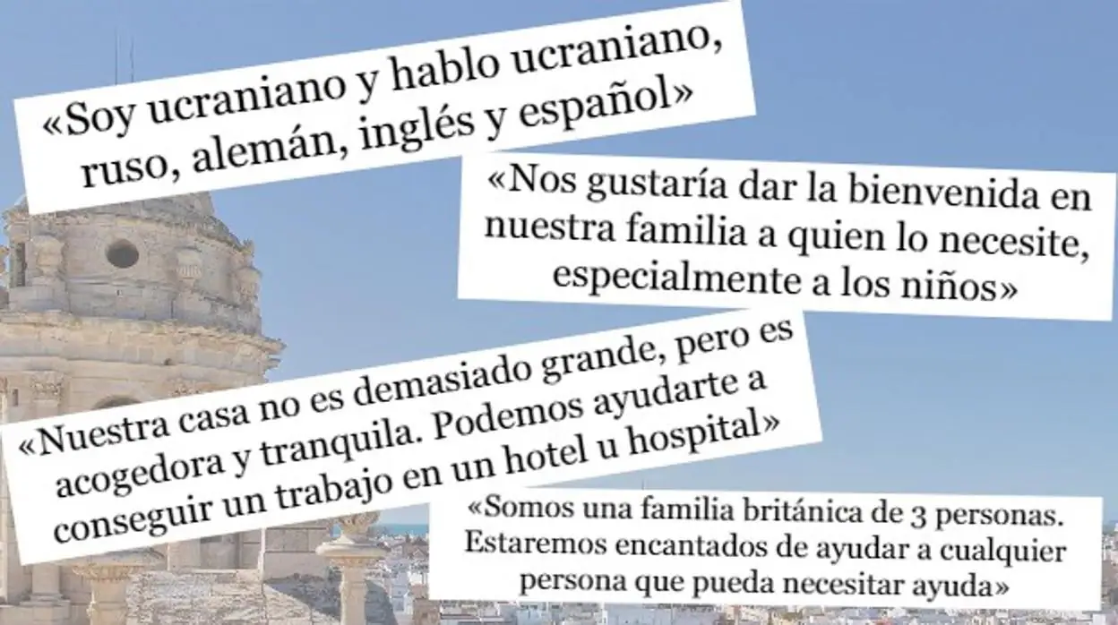 Quince casas gratuitas en Cádiz para refugiados de Ucrania: «Tengo tres  hijos y cuatro nietos, de los cuales las dos niñas de 17 años me ayudarán  con la acogida»