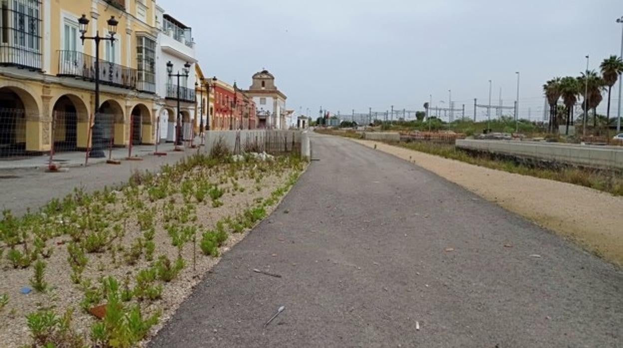 Estado actual en el que se encuentra la zona de Pozos Dulces.