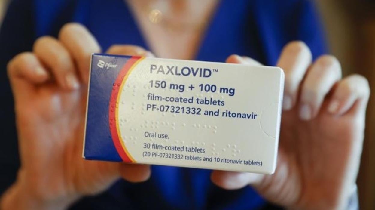 Una muestra de Paxlovid, las pastillas contra el Covid.