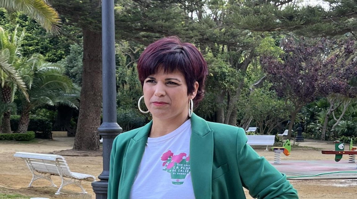 Teresa Rodríguez, candidata de Andelante Andalucía para la próximas elecciones andaluzas.