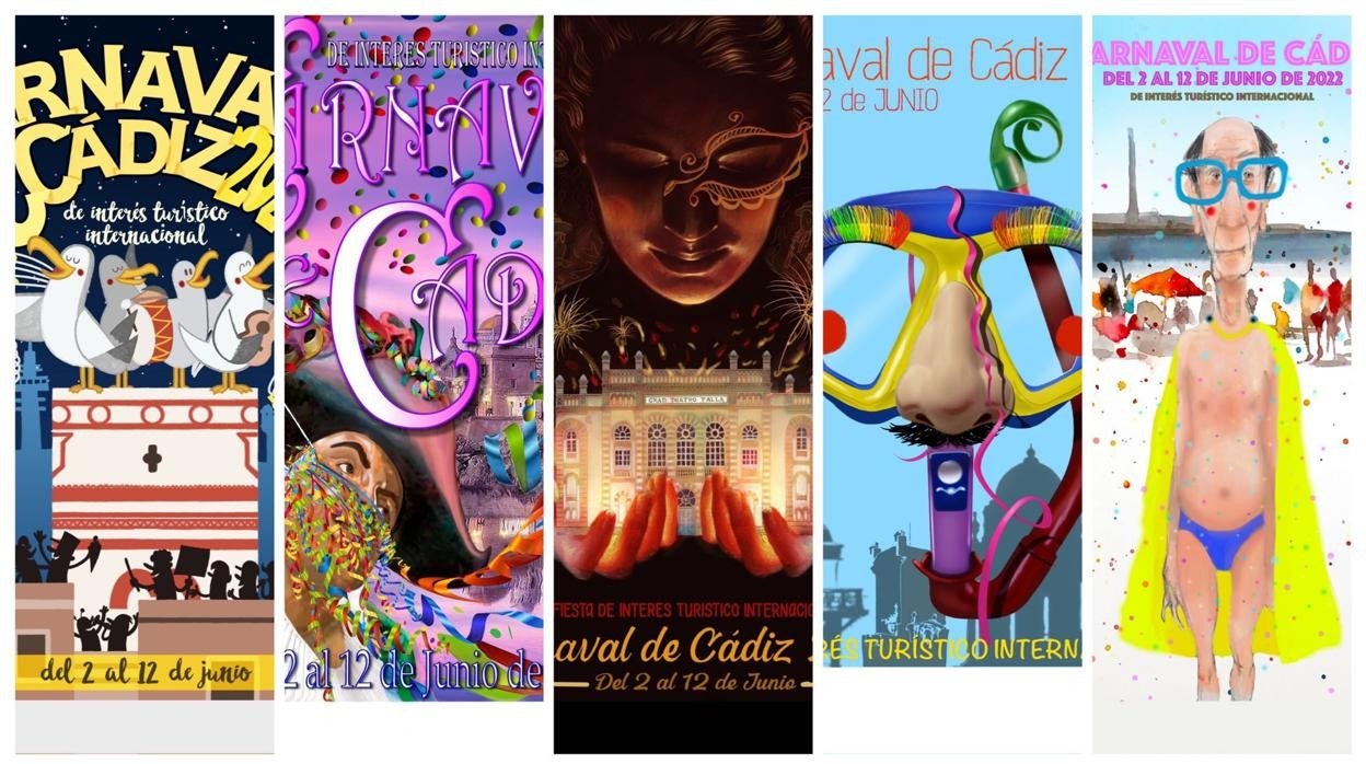 Elegidos los cinco finalistas para el Cartel Oficial del Carnaval 2022