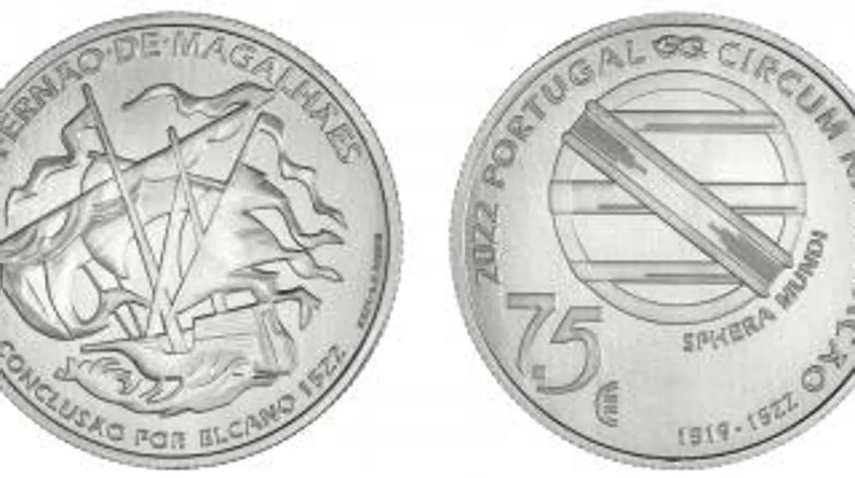 Portugal saca una nueva moneda de 7,5 euros de la gesta que no fue de Magallanes