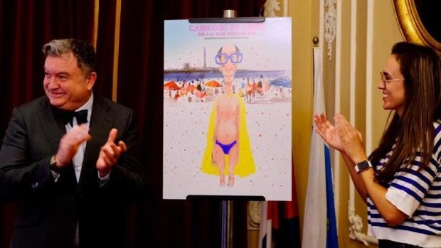 Un cartel veraniego para el Carnaval de Cádiz