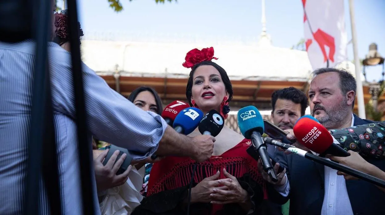 Inés Arrimadas, positivo en Covid después de su paso por la Feria del Caballo de Jerez