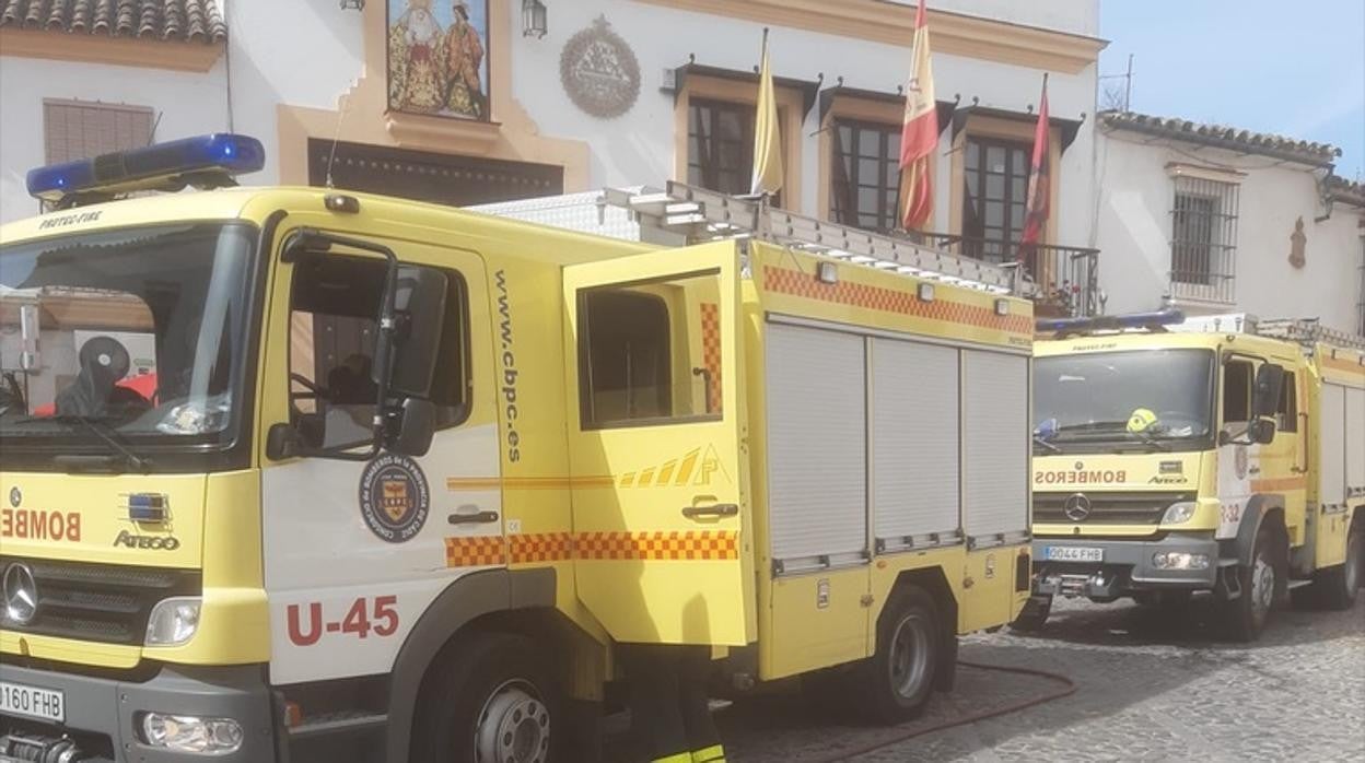 Susto por el incendio de una casa en Jerez