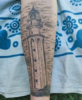 Tatuaje del Faro de Trafalgar