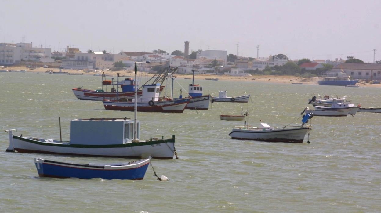 Vista panorámica del puerto de Bonanza, en Sanlúcar