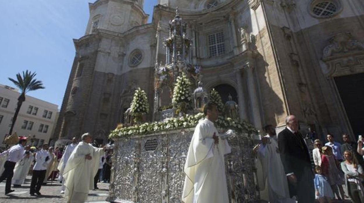 Foto de archivo del Corpus de Cádiz.