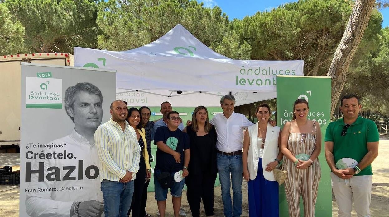 Fran Romero ha comparecido hoy ante los medios en el recinto ferial de El Colorado.