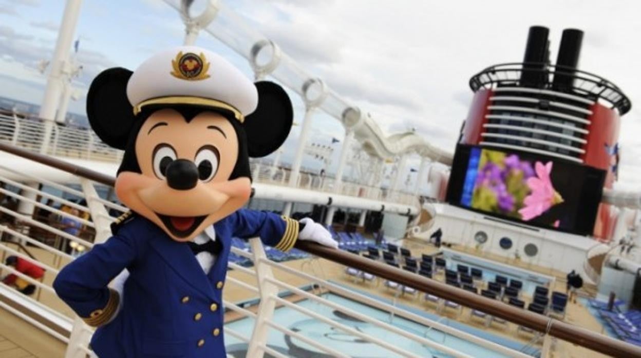 Imagen promocional de los cruceros Disney