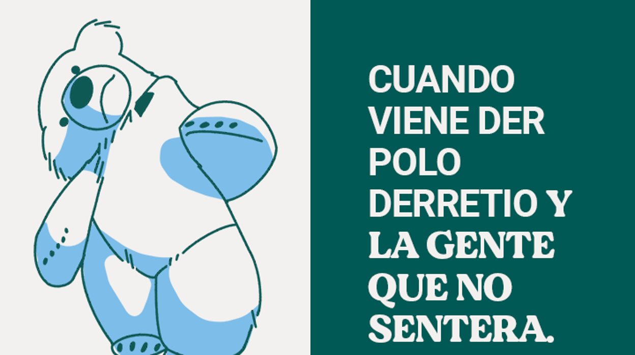 El oso perjudicado ilustra una campaña contra la emergencia climática en la UCA