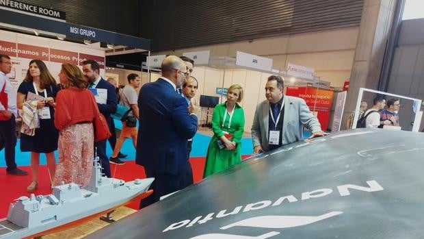 El astillero de Puerto Real fabrica una pala de timón en 3D