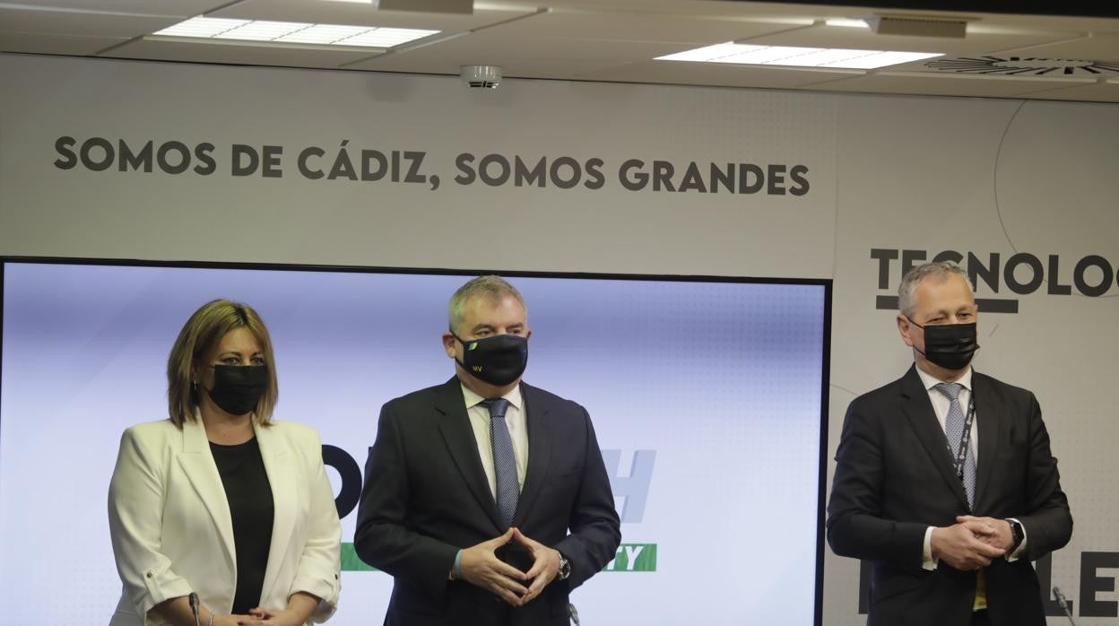 Presentación el pasado abril del proyecto de Ciudad Deportiva del Cádiz