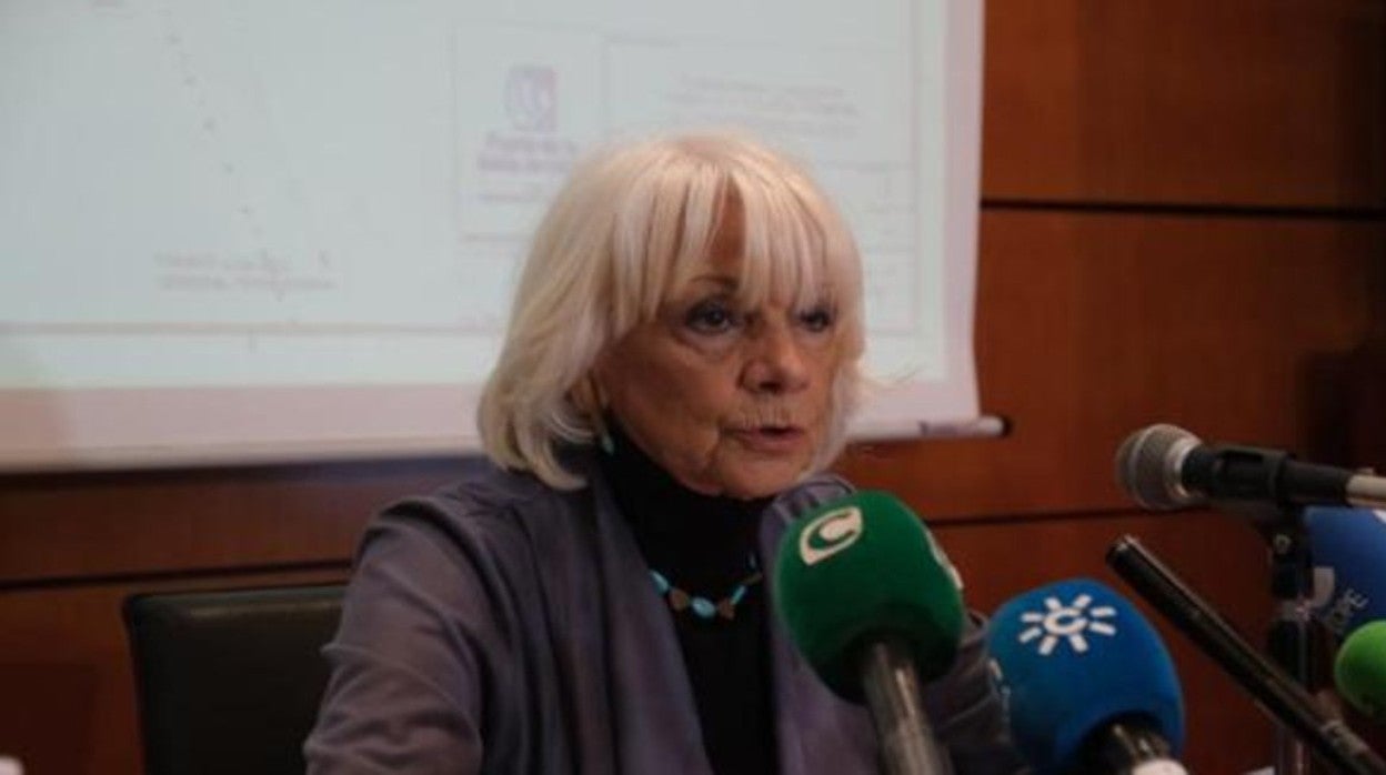 Teófila Martínez, presidenta de la Autoridad Portuaria.