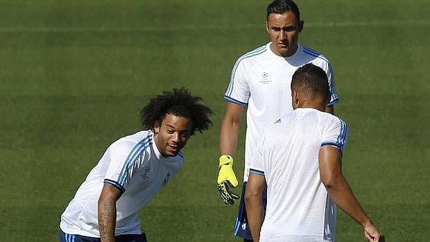 Marcelo y Keylor, bajas en Sevilla