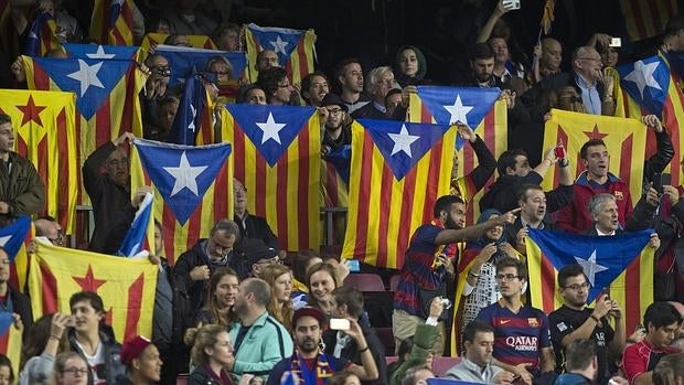 Ni una estelada en el Bernabéu