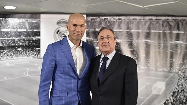 Florentino Pérez: «La palabra imposible no existe para Zidane»